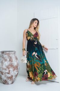 Vestido Longo Morada dos Tucanos