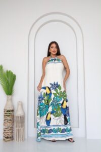 Vestido Longo Refúgio do Tucano